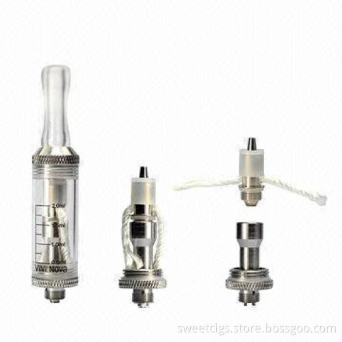 Replaceable Dual-coil Vivi Nova E-cigarette Atomizers with Large Capacity and Great Vapor